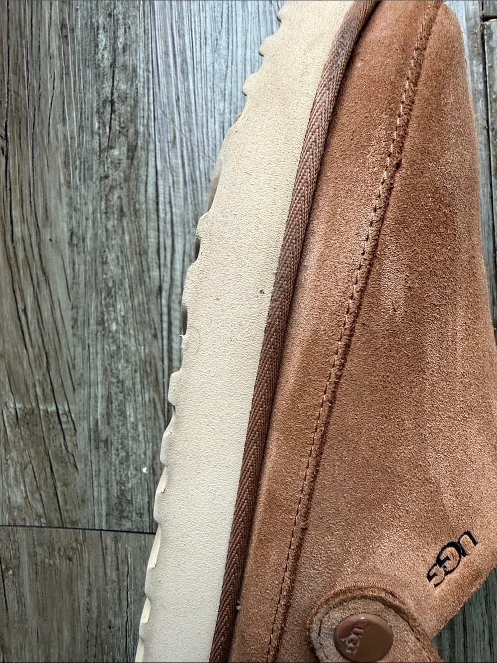UGG Suede Slip-On clogs in Tan